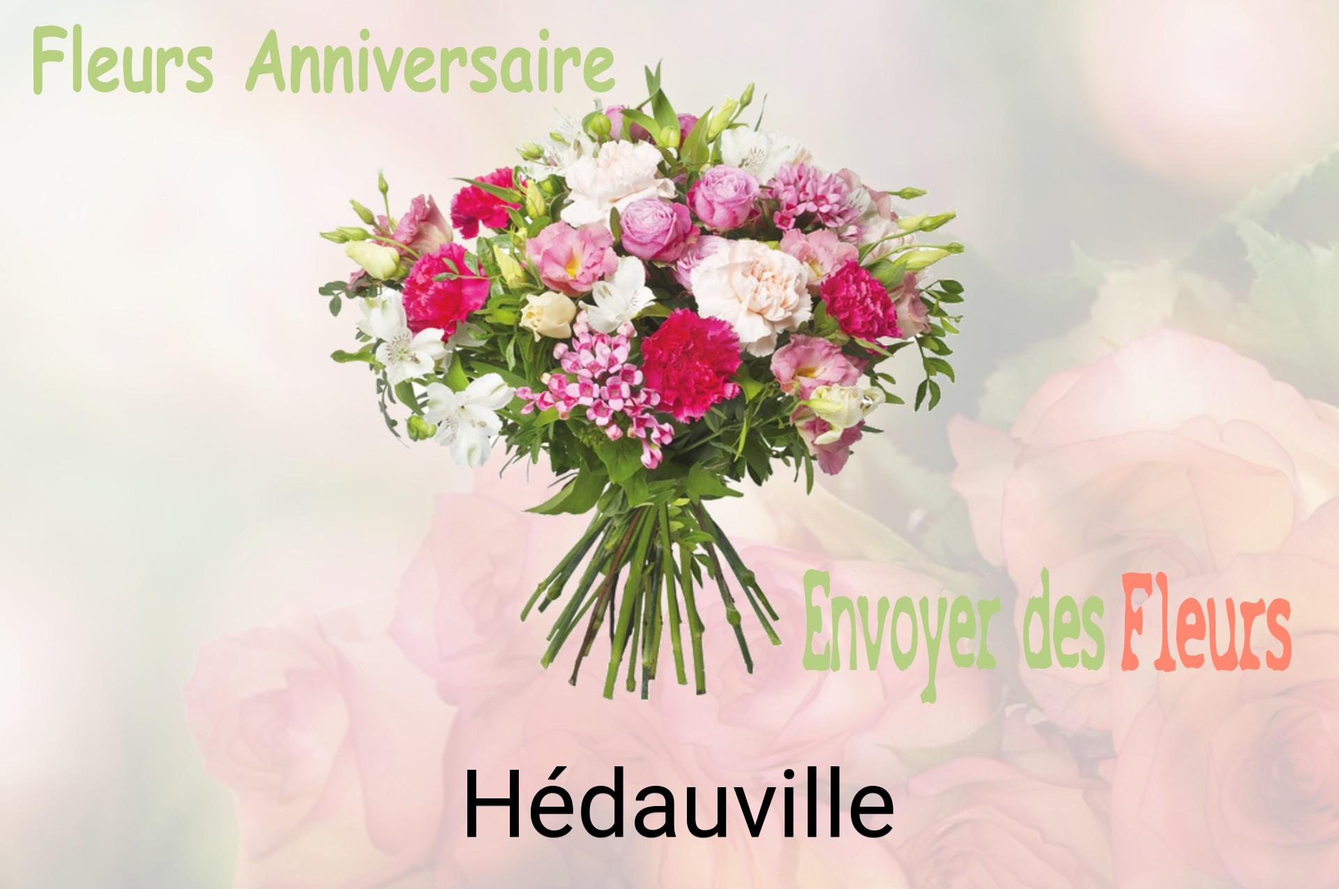 Bouquet de fleurs d’anniversaire livré à Hédauville